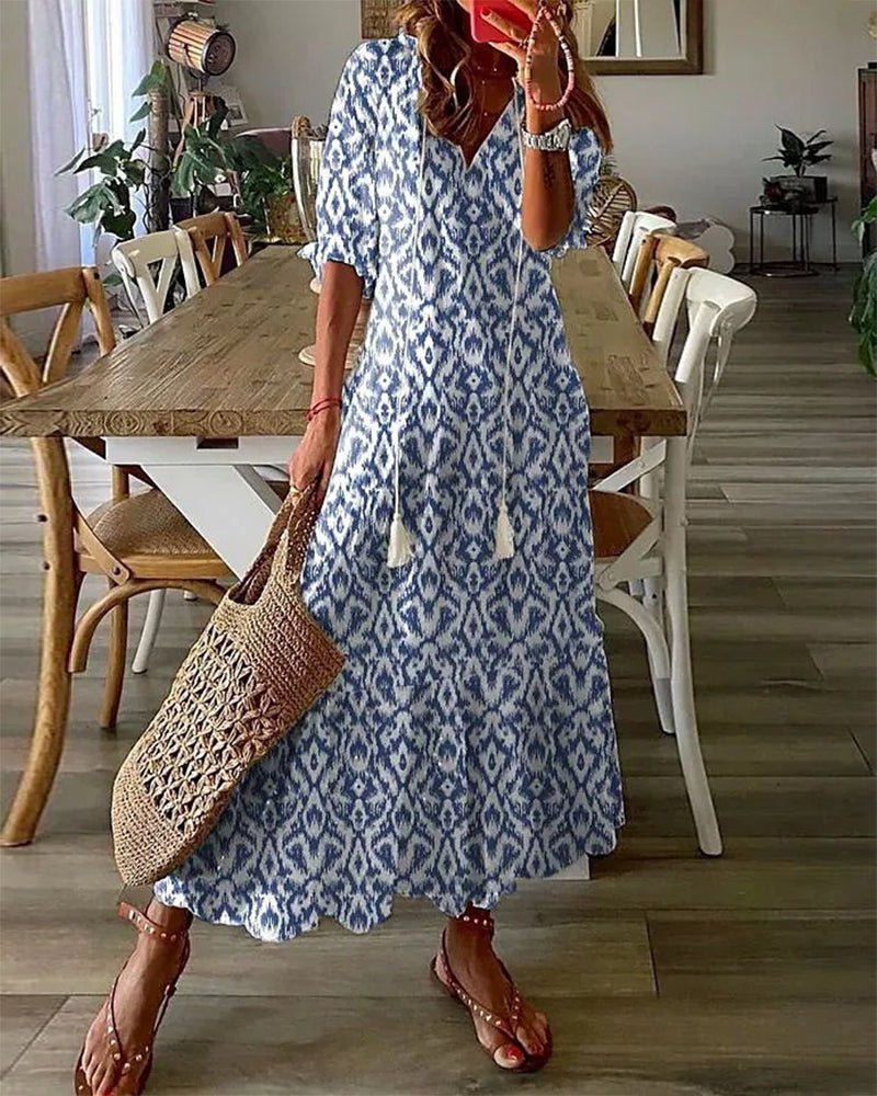 Luna | Boho stílusú midi ruha