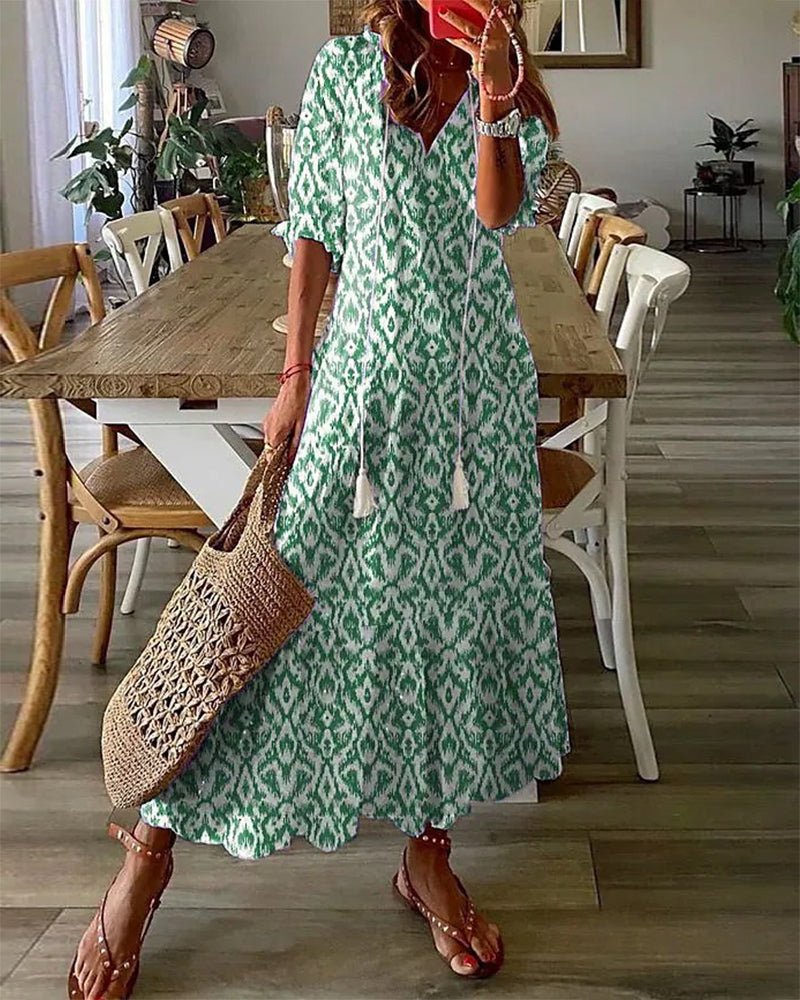 Luna | Boho stílusú midi ruha