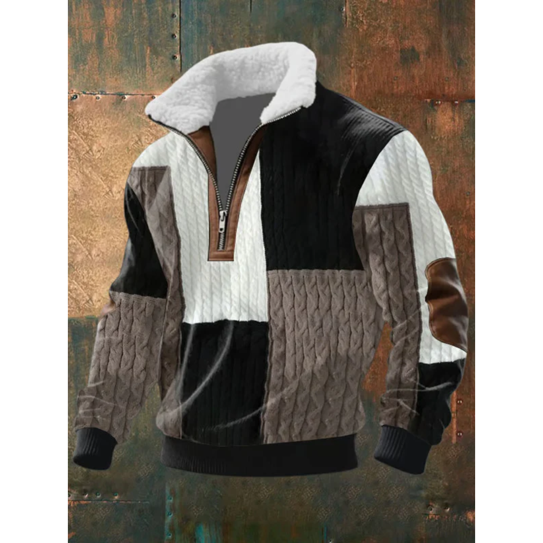 János - Magas nyakú fleece pulóver
