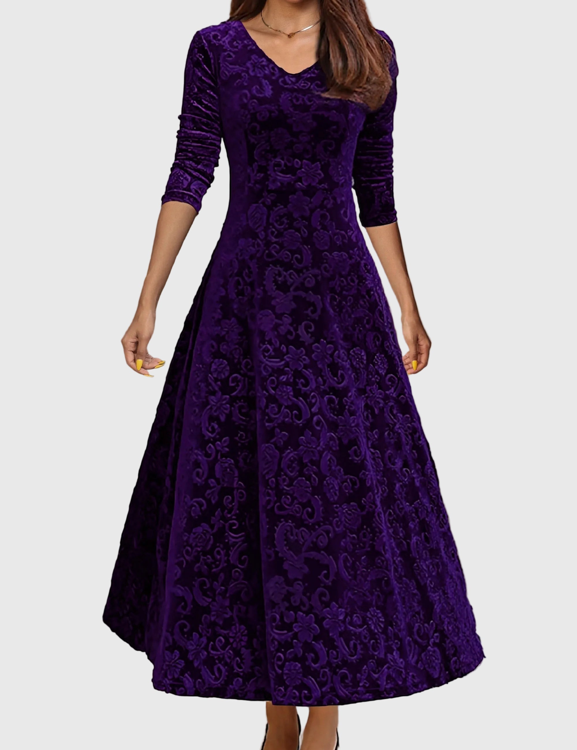 Nancy - Ünnepi Velúr Elegancia Ruha
