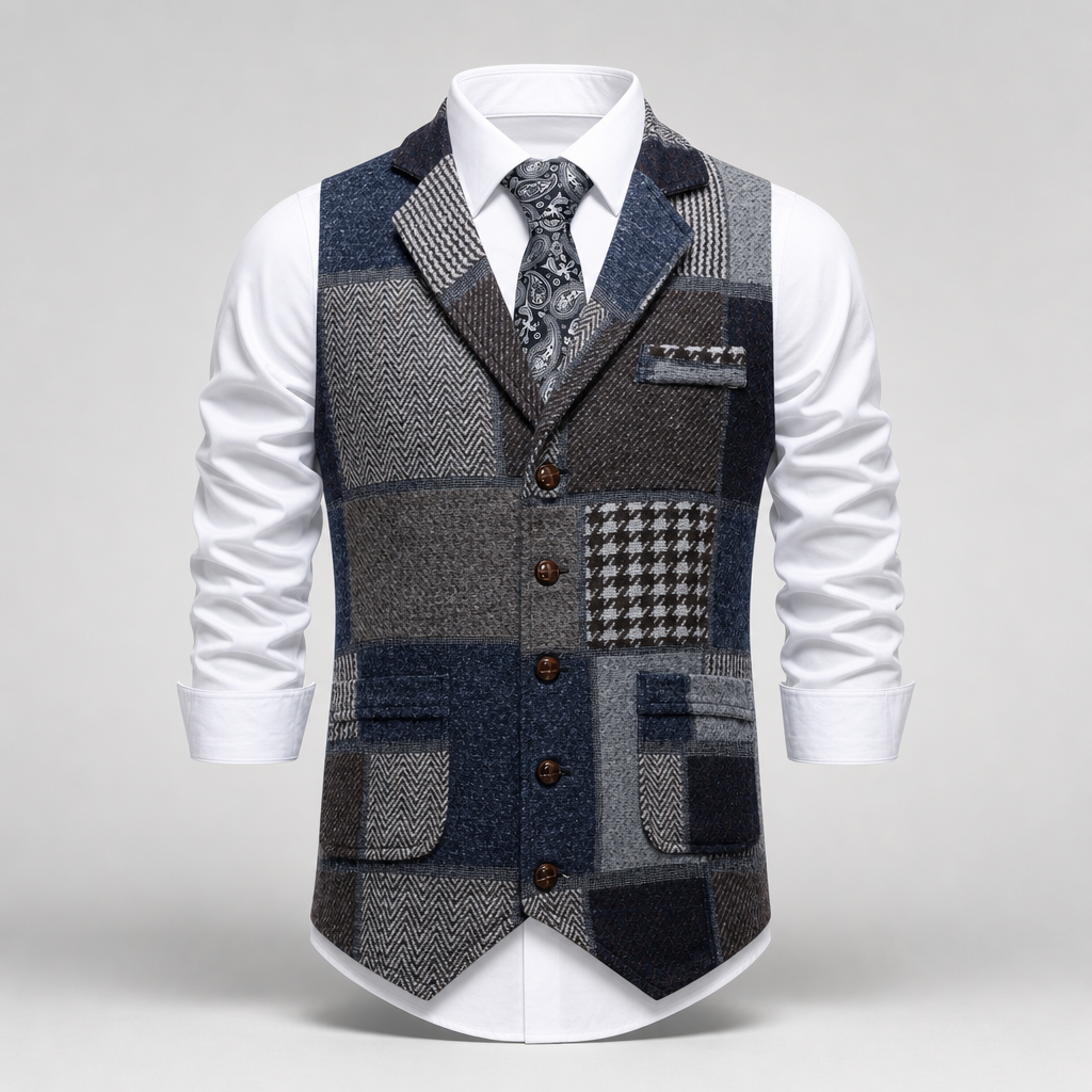 Árpád – Patchwork Mellény