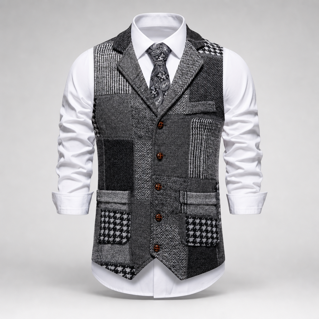 Árpád – Patchwork Mellény