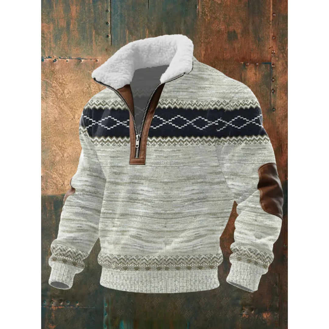 János - Magas nyakú fleece pulóver