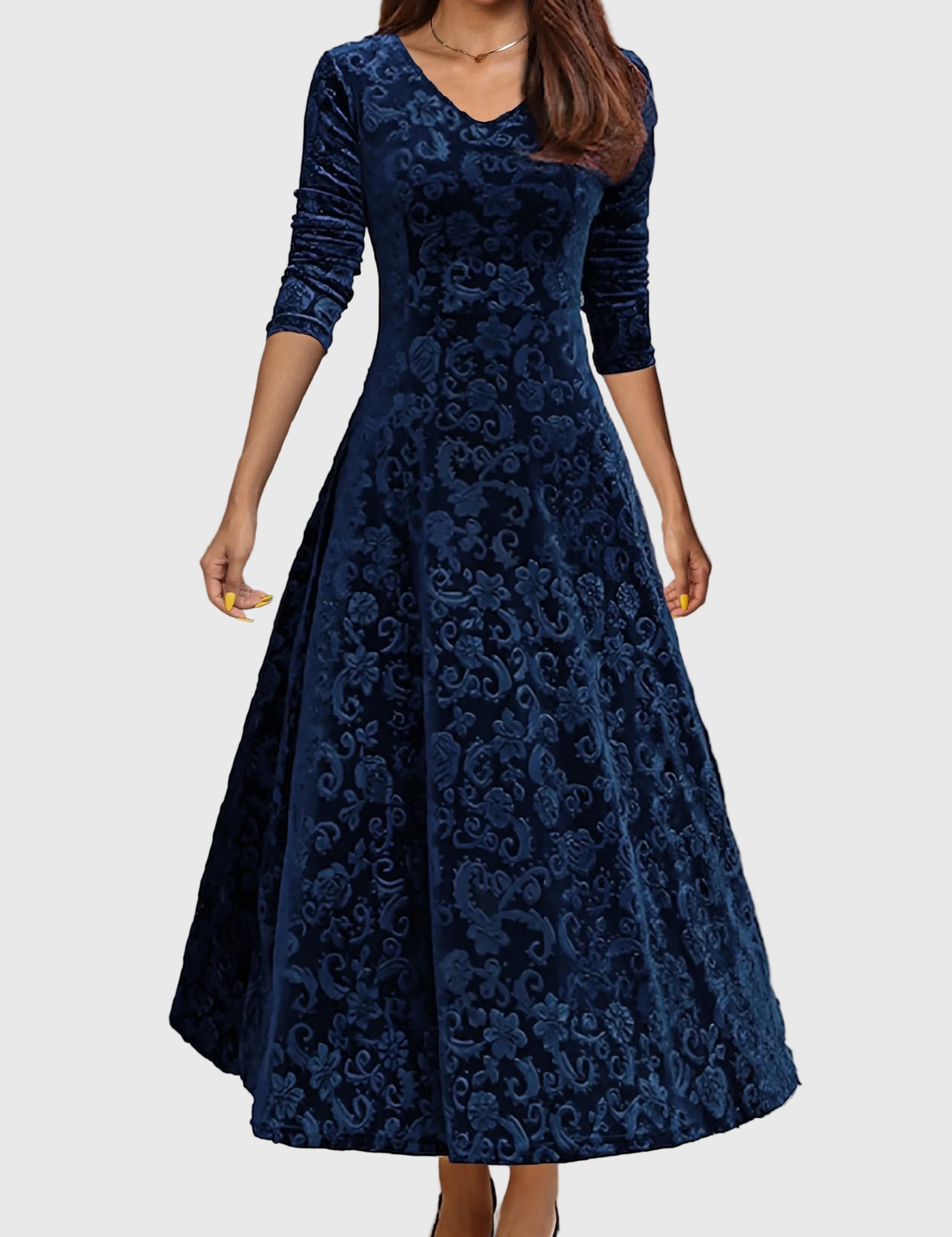 Nancy - Ünnepi Velúr Elegancia Ruha