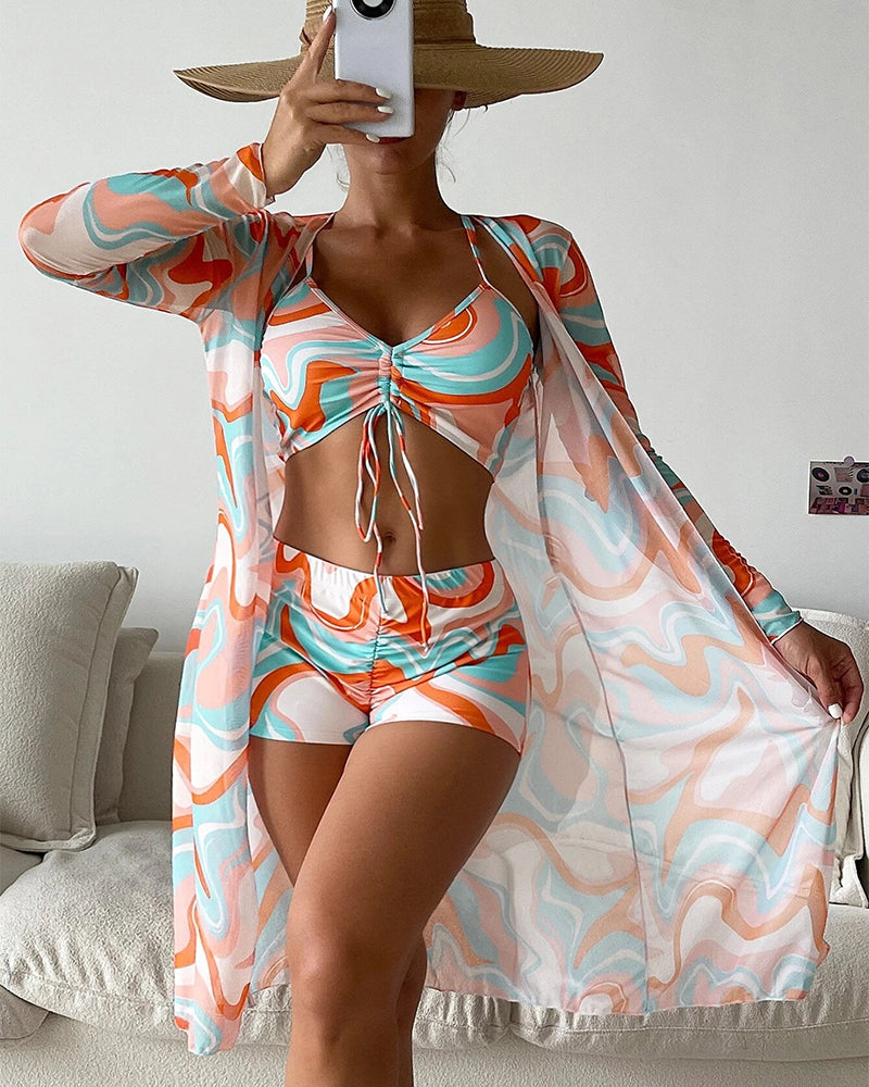 Paula Mintás 3 Részes Bikini Szett