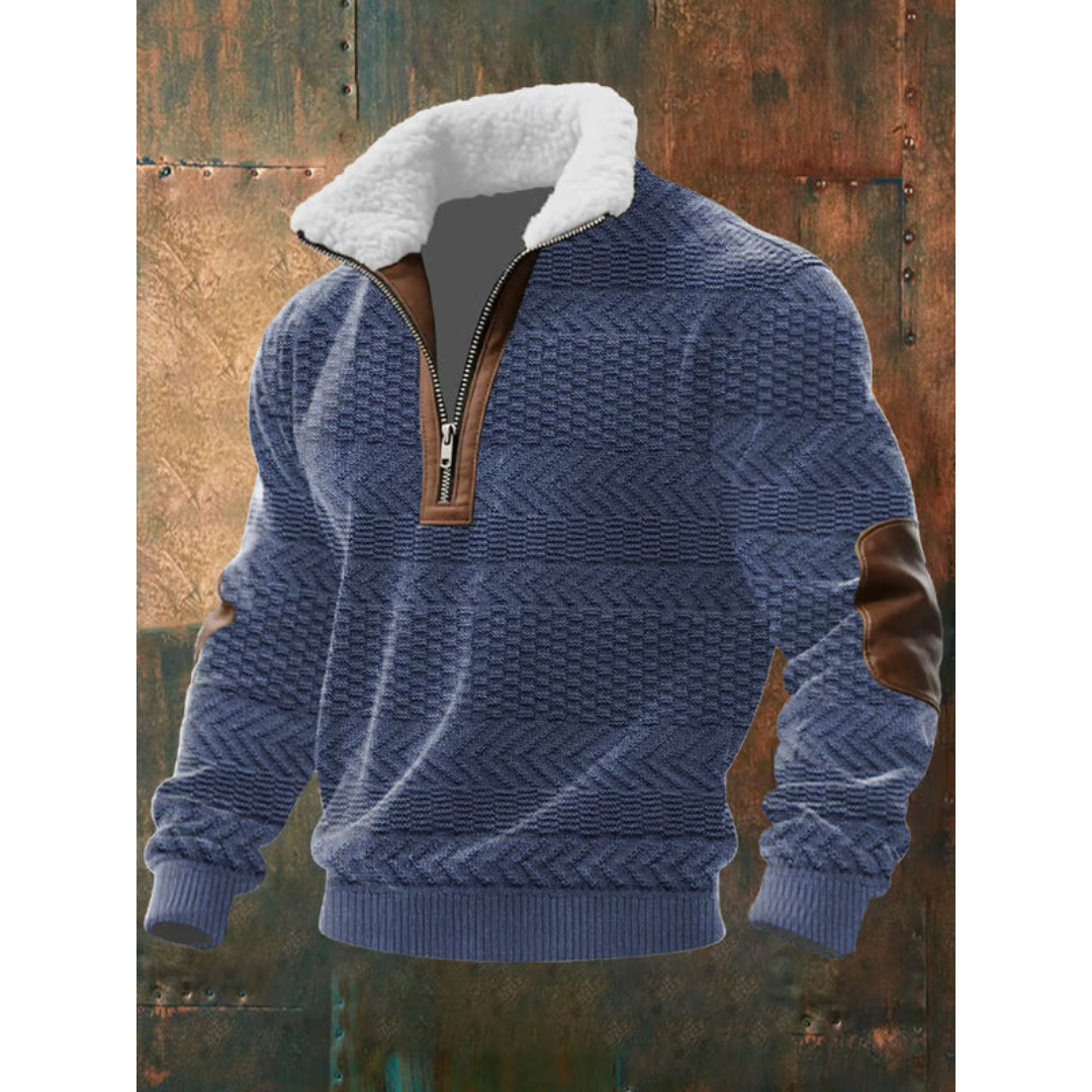 János - Magas nyakú fleece pulóver