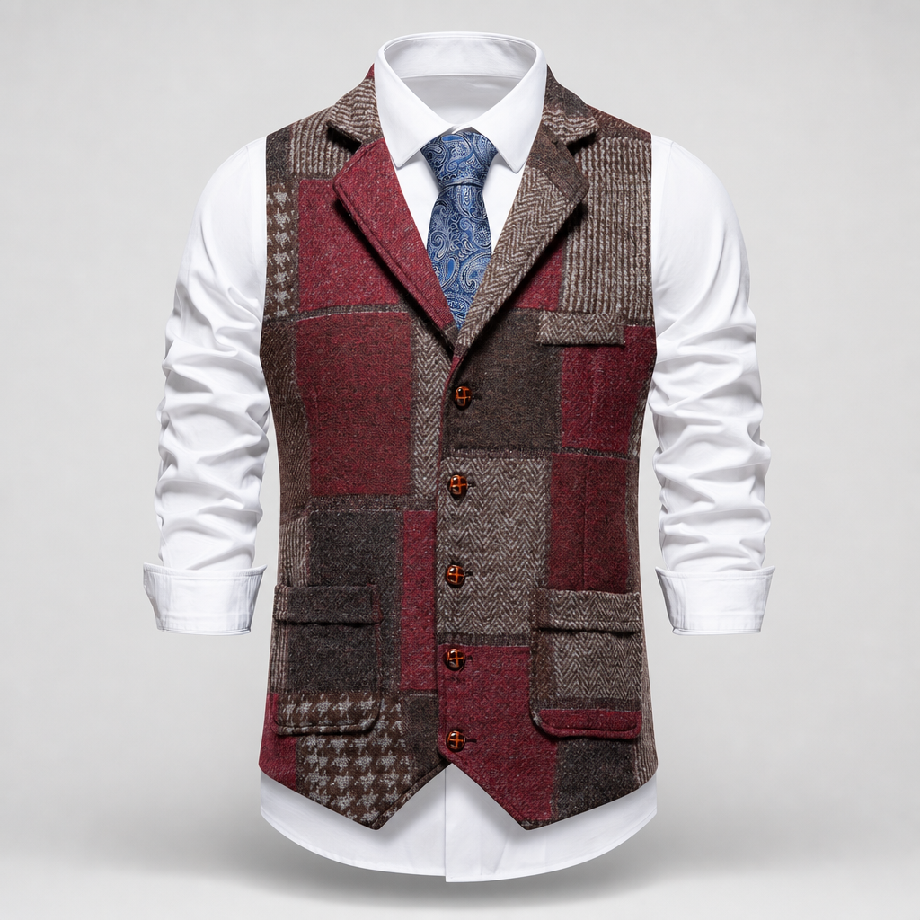 Árpád – Patchwork Mellény