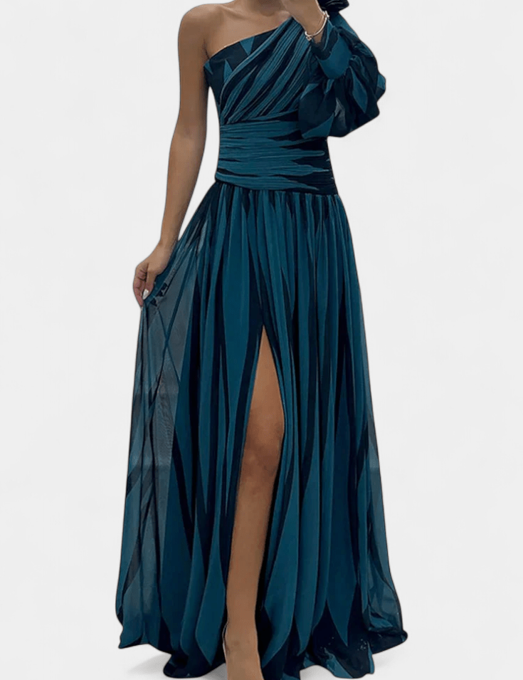 Bethania Csíkos maxi ruha