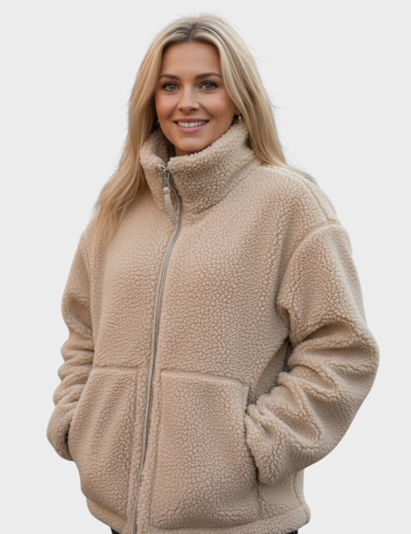 Kaja | Elegáns teddy kabát