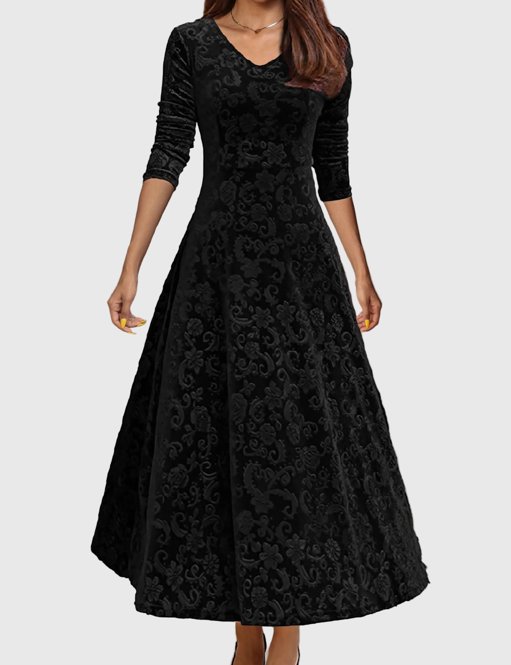 Nancy - Ünnepi Velúr Elegancia Ruha