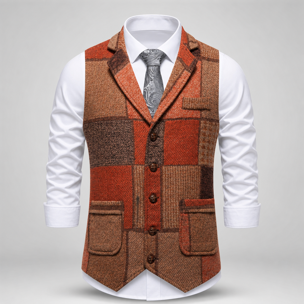 Árpád – Patchwork Mellény