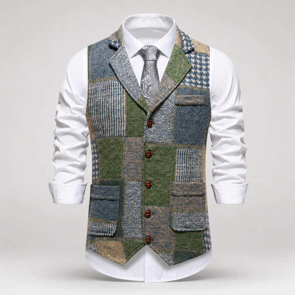 Árpád – Patchwork Mellény