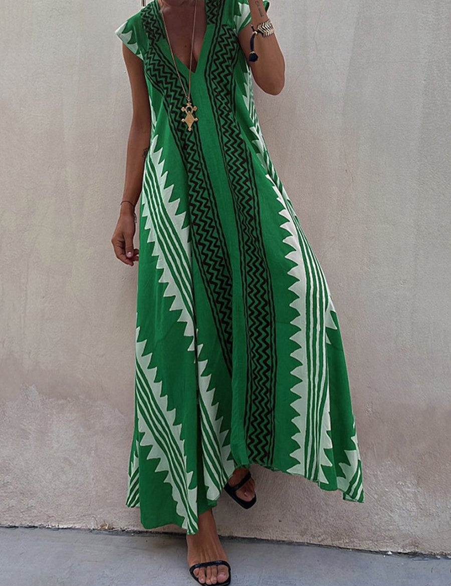 Boho™ | Ujjatlan, V-kivágású ruha