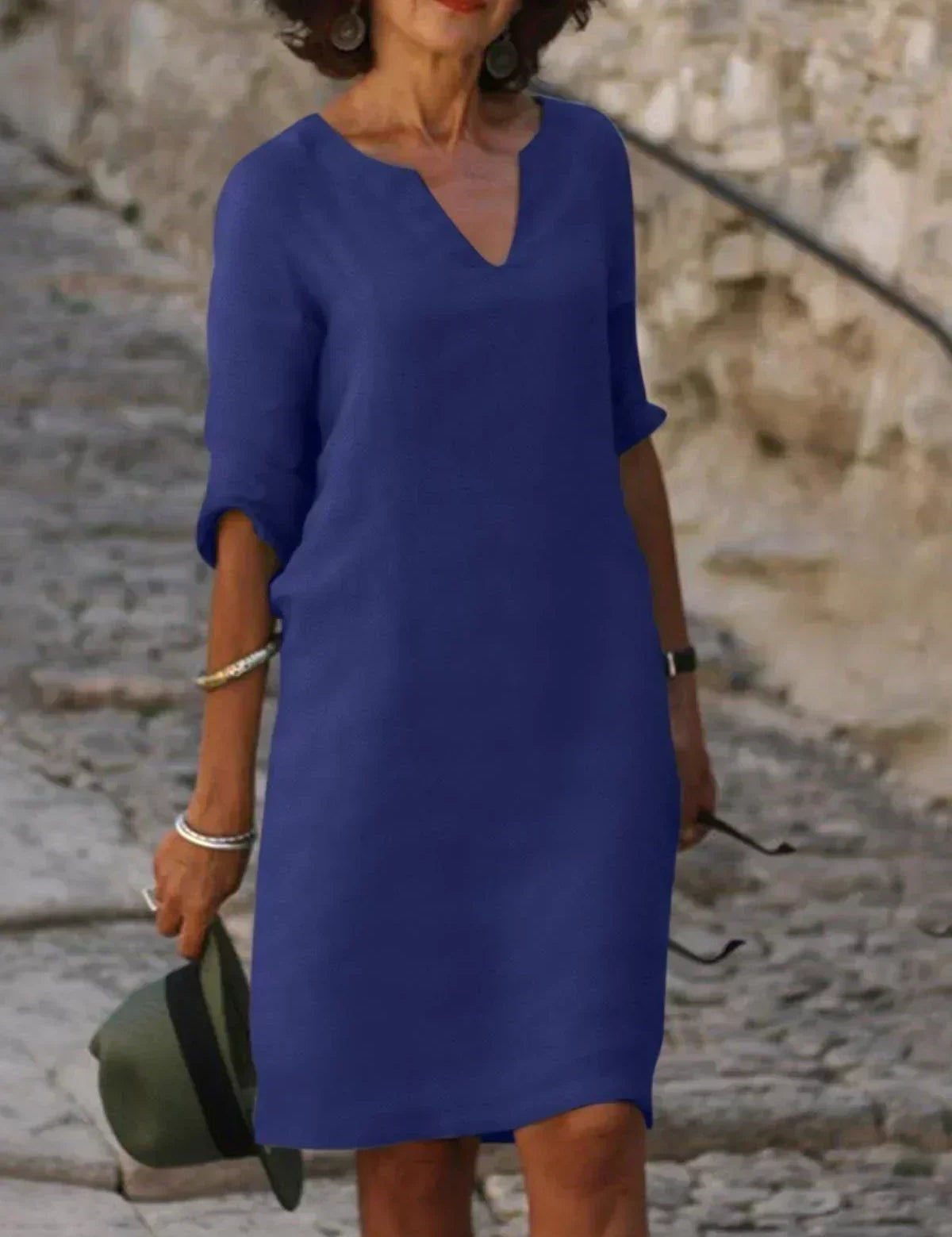 Josette™ | Elegáns V-nyakú ruha