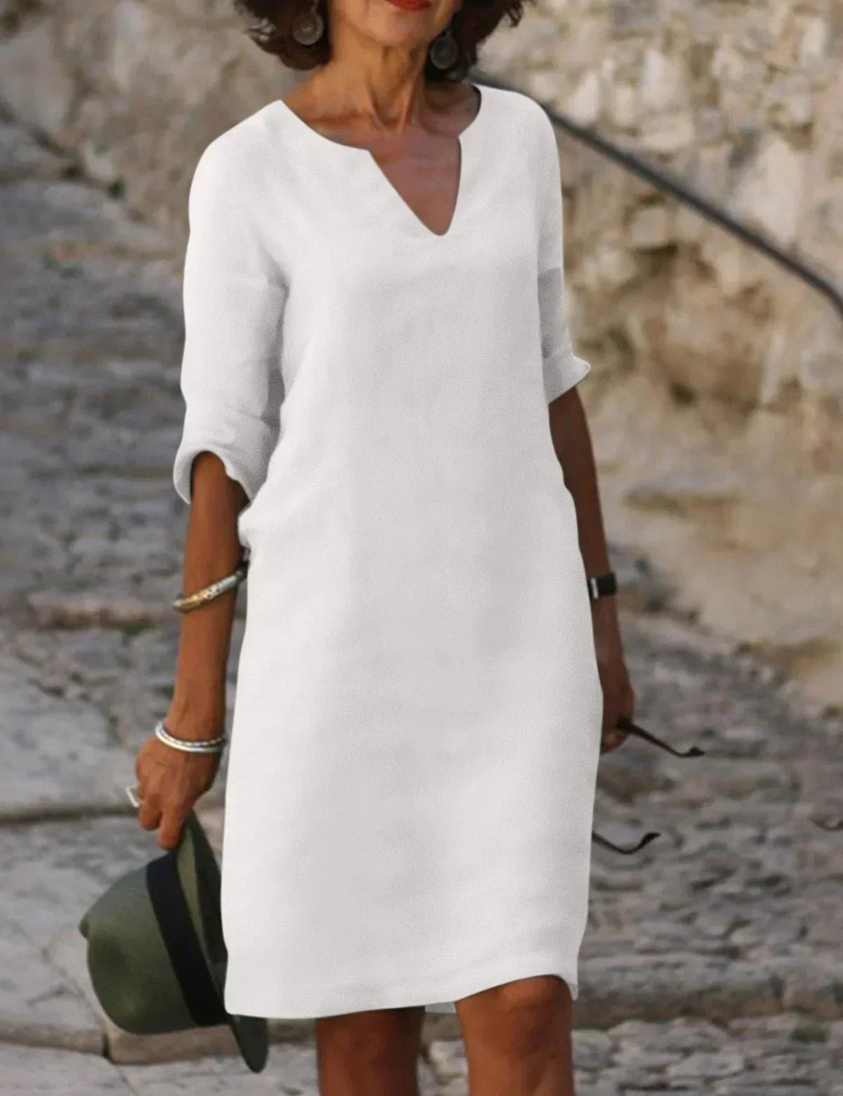 Josette™ | Elegáns V-nyakú ruha