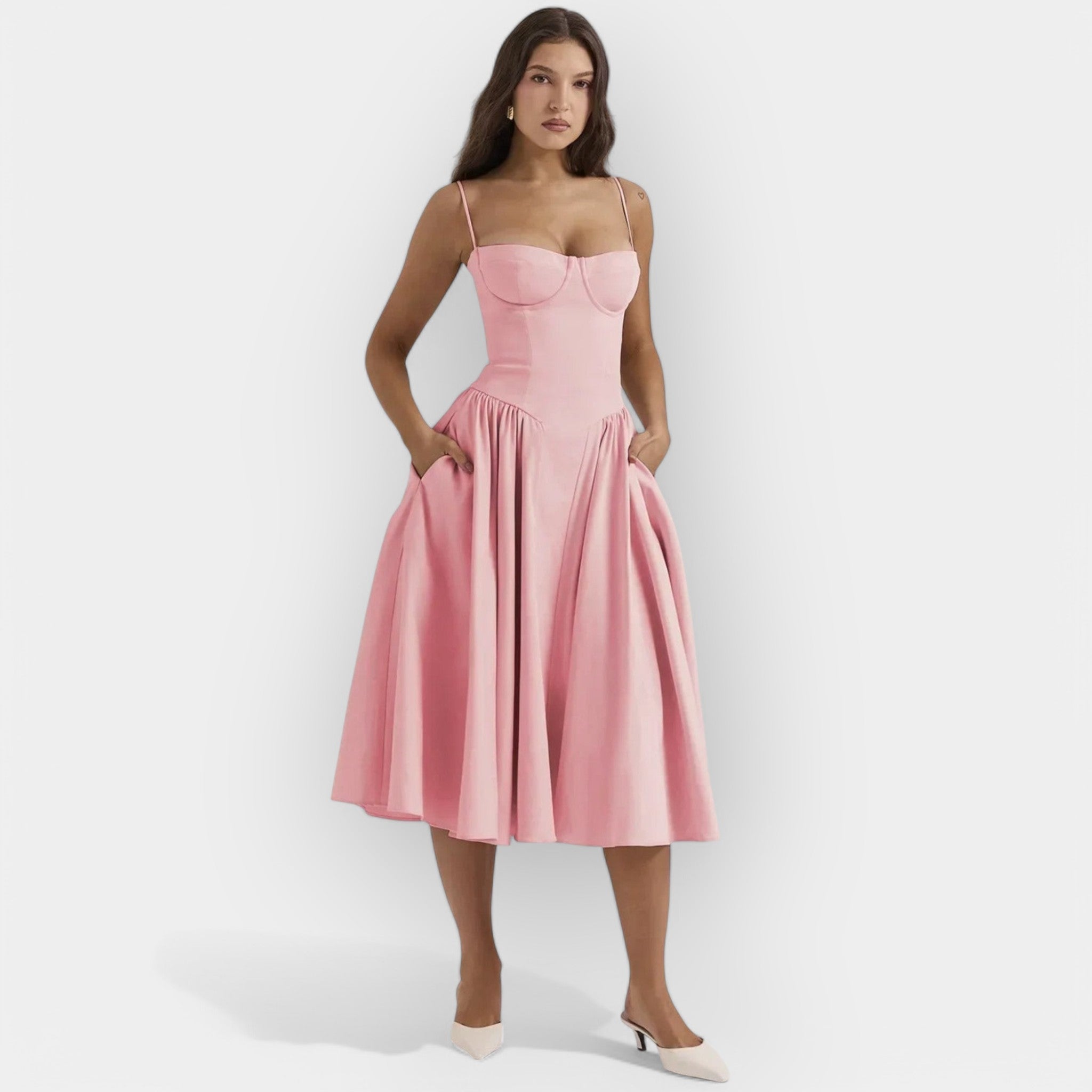 Eszter - Elegáns midi ruha nyárra