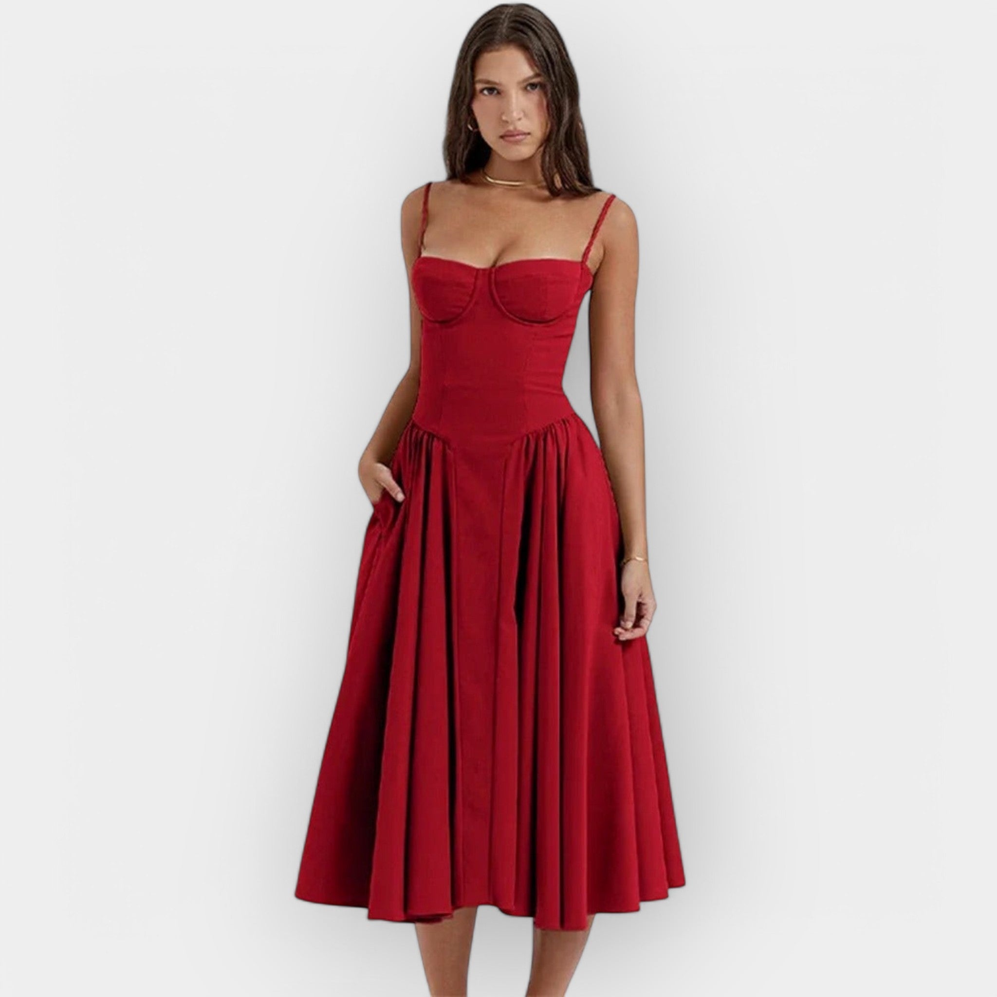 Eszter - Elegáns midi ruha nyárra