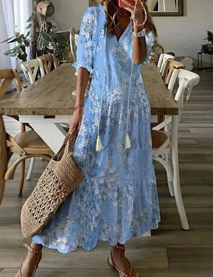 Luna | Könnyed Boho Midi Ruha