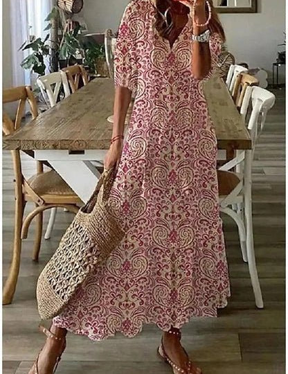 Luna | Könnyed Boho Midi Ruha